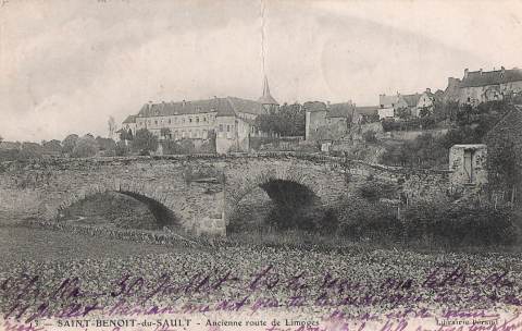 Historische afbeelding gekoppeld aan De Romeinse brug rond 1920